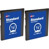 image:imageAvery Standard View 3 Ring Binder 05 Round Rings 100Sheet Capacity 07 Inch Wide Spine 1 Black Binder Ideal for Lightweight Organization and Occasional Referencing 057511 Count Pack of 2