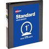 image:imageAvery Standard View 3 Ring Binder 1 Round Rings 175Sheet Capacity 14 Inch Wide Spine 1 Black Binder Ideal for Lightweight Organization and Occasional Referencing 057611