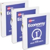 image:imageAvery Standard View 3 Ring Binder 1 Round Rings 175Sheet Capacity 14 Inch Wide Spine 1 White Binder Ideal for Lightweight Organization and Occasional Referencing 057603 Pack