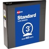 image:imageAvery Standard View 3 Ring Binder 3 Round Rings 460Sheet Capacity 35 Inch Wide Spine 1 Black Binder Ideal for Lightweight Organization and Occasional Referencing 058913
