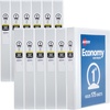 image:imageAvery Standard View 3 Ring Binders 05 Round Rings 100Sheet Capacity 07 Inch Wide Spine White Binders Ideal for Lightweight Organization and Occasional Referencing 12Pack of 057061