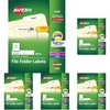 image:imageAvery TrueBlock File Folder Labels 23 x 3716 1500 Printable Labels White Permanent 536623 in X 3716 in Pack of 5