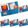 image:imageAvery Two Pocket Folders with 3 Prong Fasteners Holds 70 Sheets 25 Blue Folders 47976One Size Pack of 5