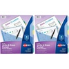 image:imageAvery Write amp Erase Pocket Plastic Dividers for 3 Ring Binders 8Tab Sets Multicolor Tabs Viewable Beyond Sheet Protectors 1 Set 161771 Set Pack of 2