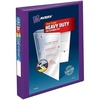 image:imageAveryR HeavyDuty View 3 Ring Binder 1 OneTouch EZDR Rings 1 Purple Binder 797711 Pack of 12