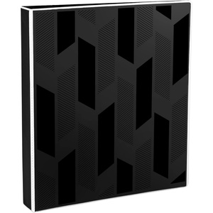 image:imageAvery Dual Effect HeavyDuty 3 Ring Binder 1 Inch Slant Rings Black Binder 03218One Size Pack of 6