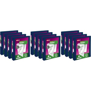 image:imageAvery Durable View 3 Ring Binder 2 Inch Slant Rings 4 Green Binders 17838Blue