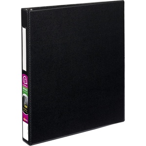 image:imageAvery Durable View 3 Ring Binders 4 One Touch EZD Rings 6 Black Binders 08802Black