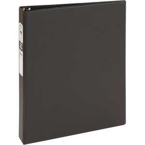 image:imageAvery Economy 3 Ring Binders 1 Round Rings 4 Black Binders 033011 Pack of 12