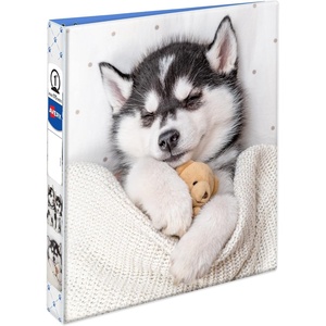 image:imageAvery Friends 3 Ring Binder 1 Inch Round Rings Husky Puppy 26841