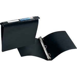 image:imageAvery Hanging Storage Flexible 3 Ring Binders 1 Round Rings 175Sheet Capacity Black 4 Pack 177081 Pack