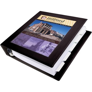 image:imageAvery HeavyDuty Framed View 3Ring Binder 15 EZD Rings 1 Navy Blue Binder 68059Black