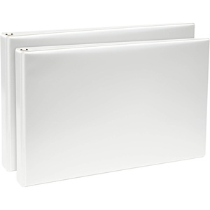image:imageAvery HeavyDuty View 3 Ring Binders 1 Slant Rings Holds 11 x 17 Paper White 2 Pack 17707
