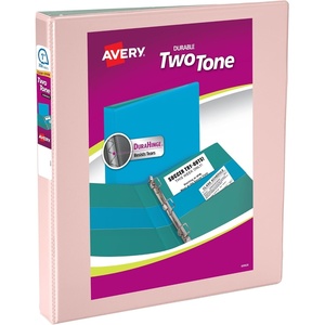 image:imageAvery TwoTone Durable View 3 Ring Binder 1 Inch Slant Rings VioletSoft Blue Binder 17131BlushSage