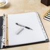 image:imageAvery Big Tab Write amp Erase Paper Dividers with Gold Reinforcement 8Tab Set White 6 Sets 21213