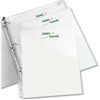 image:imageAvery Binder Pockets for 3 Ring Binders Clear 85 x 11 AcidFree and ArchivalSafe 15 Binder Folders Total 3Pack of 7529660Pack