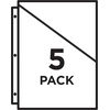 image:imageAvery Binder Pockets for 3 Ring Binders Clear 85 x 11 AcidFree and ArchivalSafe 15 Binder Folders Total 3Pack of 7529660Pack