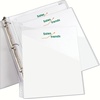 image:imageAvery Binder Pockets for 3 Ring Binders Clear 85 x 11 AcidFree and ArchivalSafe 15 Binder Folders Total 3Pack of 7529660Pack
