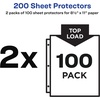 image:imageAvery Clear Standard Weight Sheet Protectors Top Load 25 Document Protectors 75530Semiclear
