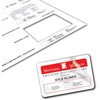 image:imageAvery Customizable SelfLaminating ID Cards 225 x 35 White Printable Inserts 30 Laminated ID Cards 5361