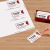 image:imageAvery Customizable SelfLaminating ID Cards 225 x 35 White Printable Inserts 30 Laminated ID Cards 5361