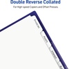 image:imageAvery Double Reverse Collated Tab Dividers Unpunched for Most Binding Systems Printable with HighSpeed Copiers and Offset Presses White 5 Tabs per Set 30 Sets of 204059 x 11 inches