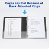 image:imageAvery Durable Clear View 3 Ring Binders 1 Inch EZD Rings 1 Black Binder 09300