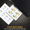 image:imageAvery Durable Tall ID Badges for Lanyards Laser Printable on Both Sides Blank White 80 Total 3375 x 2125 61612