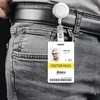 image:imageAvery Durable Tall ID Badges for Lanyards Laser Printable on Both Sides Blank White 80 Total 3375 x 2125 61612