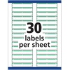 image:imageAvery Green File Folder Labels for Laser and Inkjet Printers with TrueBlock Technology 23 inches x 3716 inches Box of 1500 58665
