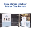 image:imageAvery HeavyDuty Clear View 3 Ring Binders 3 Inch EZD Rings 2Pack of Red Binders 39701Green