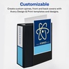 image:imageAvery HeavyDuty Clear View 3 Ring Binders 3 Inch EZD Rings 2Pack of Red Binders 39701Red
