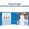 image:imageAvery HeavyDuty View 3 Ring Binder 2 One Touch EZD Rings 1 Pacific Blue Binder 79778Pacific Blue