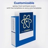 image:imageAvery HeavyDuty View 3 Ring Binder 2 One Touch EZD Rings 1 Pacific Blue Binder 79778Pacific Blue