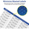 image:imageAvery Mailing Address Labels Laser Printers 40000 Labels 12 x 134 Permanent Adhesive Easy Peel 5 packs 5167
