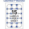 image:imageAvery Mailing Seals 1 Round Labels White 600 Printable Mailing Labels 05247600 Count Pack of 2