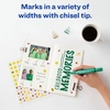 image:imageAvery MarksALot Permanent Markers Regular DeskStyle Size Chisel Tip Water and Wear Resistant 12 Green Markers 07885Green