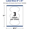 image:imageAvery Matte White Oval Labels Sure Feed Technology 3 x 5 75 Matte White Printable Labels150 Labels