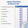 image:imageAvery Outdoor Waterproof Barbell Labels with Sure Feed Technology 05 x 25 White Film Compatible with Laser Printers 450 Labels Total Great for Product Branding Packaging and More2 250 labels