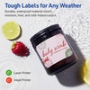 image:imageAvery Outdoor Waterproof Rectangle Scalloped Labels with Sure Feed Technology 2 x 3 White Film PrinttotheEdge Compatible with Laser Printers 80 Labels Total80 labels
