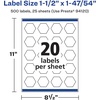 image:imageAvery Printable Durable White Hexagon Labels Sure Feed Technology 112 x 14754 PrinttotheEdge Waterproof Labels Laser amp PigmentBased Inkjet Compatible 200 Total500 labels