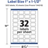 image:imageAvery Printable Durable White Rectangle Labels Sure Feed Technology 1 x 15 PrinttotheEdge Waterproof Labels Laser amp PigmentBased Inkjet Compatible 320 Total320 labels
