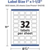 image:imageAvery Printable Durable White Rectangle Labels Sure Feed Technology 1 x 15 PrinttotheEdge Waterproof Labels Laser amp PigmentBased Inkjet Compatible 320 Total800 labels