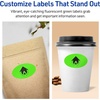 image:imageAvery Printable Oval Labels Sure Feed Technology 1 x 2 Neon Green Labels PrinttoTheEdge LaserInkjet Printable 960 Total Great for Soaps and Candles480 labels