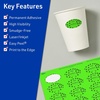 image:imageAvery Printable Oval Labels Sure Feed Technology 1 x 2 Neon Green Labels PrinttoTheEdge LaserInkjet Printable 960 Total Great for Soaps and Candles480 labels