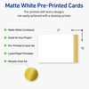 image:imageAvery Printable Rectangle Invitation Cards Gold MultiLined Border 5 x 7 Matte White LaserInkjet 20ct Great for Invitation CardsDouble Dipped Gold Edge
