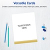 image:imageAvery Printable Rectangle Invitation Cards Gold MultiLined Border 5 x 7 Matte White LaserInkjet 20ct Great for Invitation CardsDouble Dipped Gold Edge