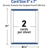image:imageAvery Printable Rectangle Invitation Cards Gold MultiLined Border 5 x 7 Matte White LaserInkjet 20ct Great for Invitation CardsGold Beads