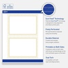 image:imageAvery Printable Rectangle Invitation Cards Gold MultiLined Border 5 x 7 Matte White LaserInkjet 20ct Great for Invitation CardsGold Border with Gold Dots