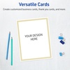 image:imageAvery Printable Rectangle Invitation Cards Gold MultiLined Border 5 x 7 Matte White LaserInkjet 20ct Great for Invitation CardsMultiLined Gold Border